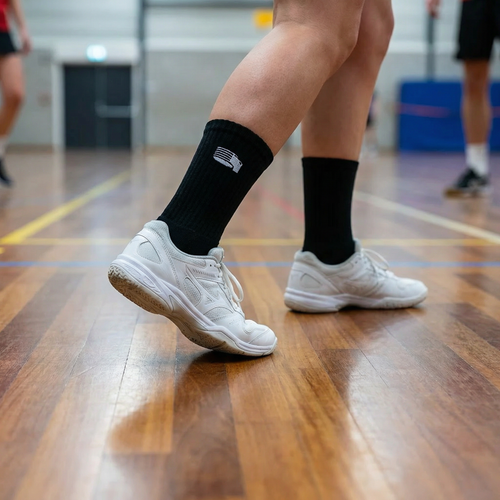 KORFBAL SOKKEN KORF (ZWART)