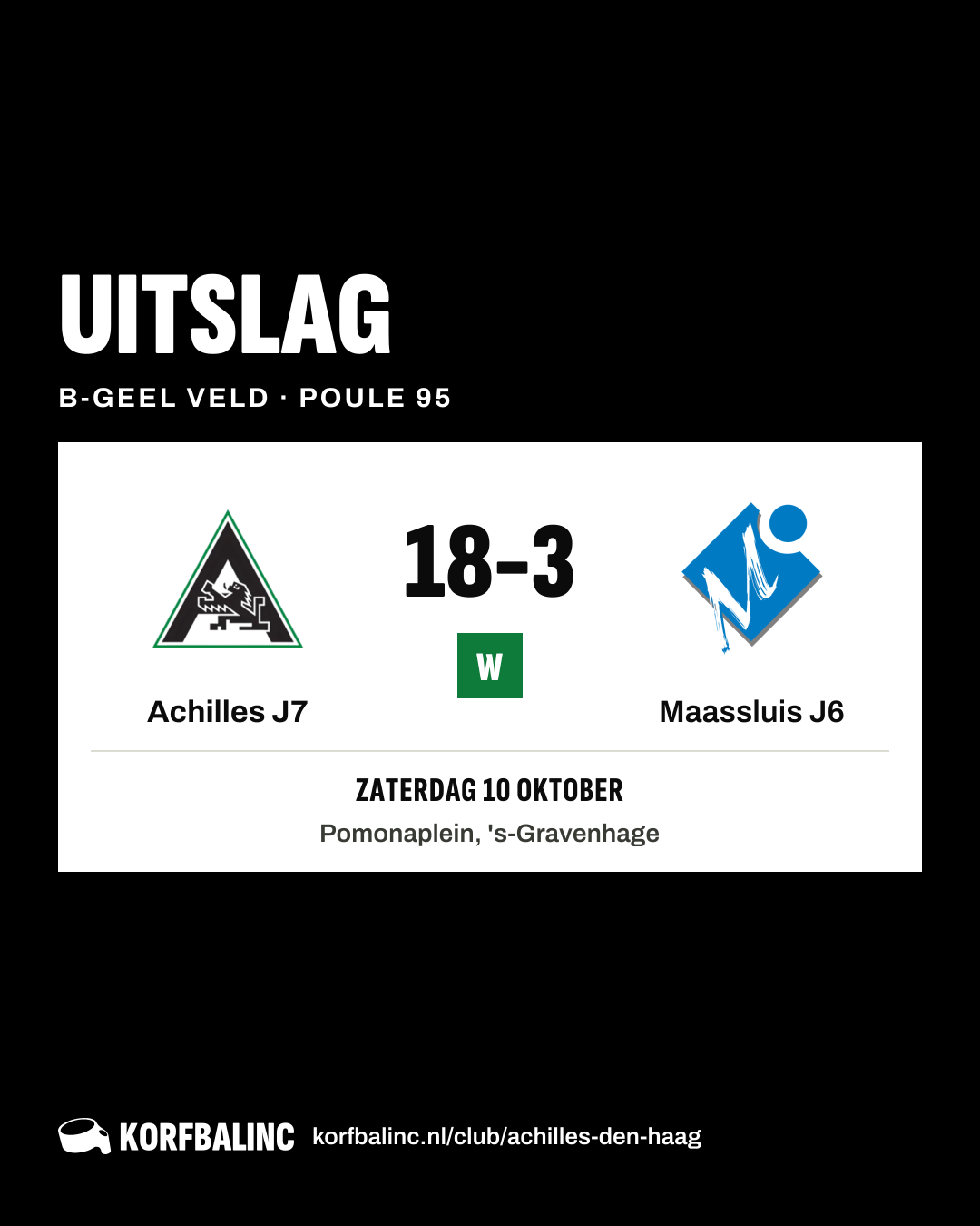 Achilles J7 - Maassluis J6