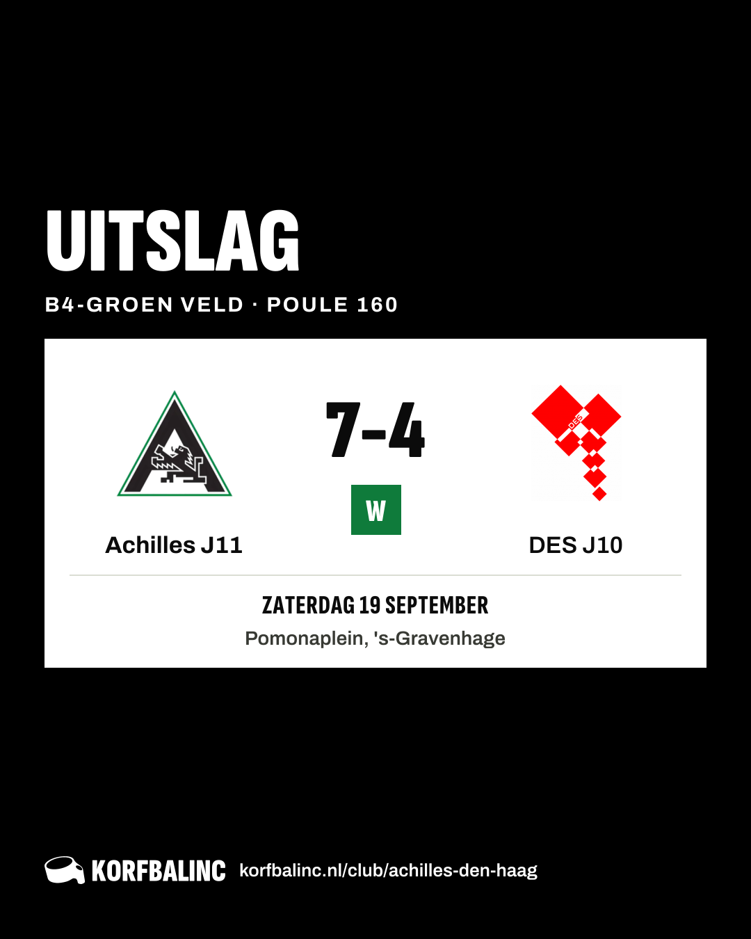 Achilles J11 - DES J10