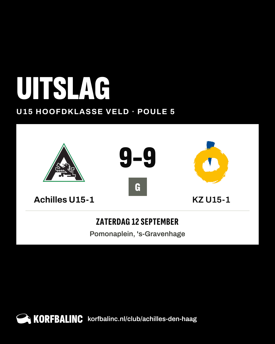 Achilles U15-1 - KZ U15-1