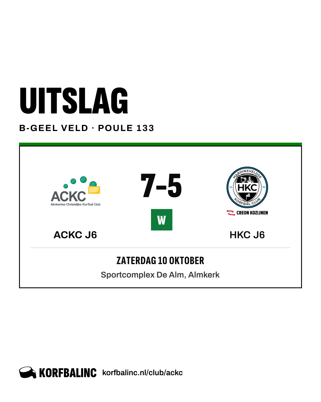 ACKC J6 - HKC J6
