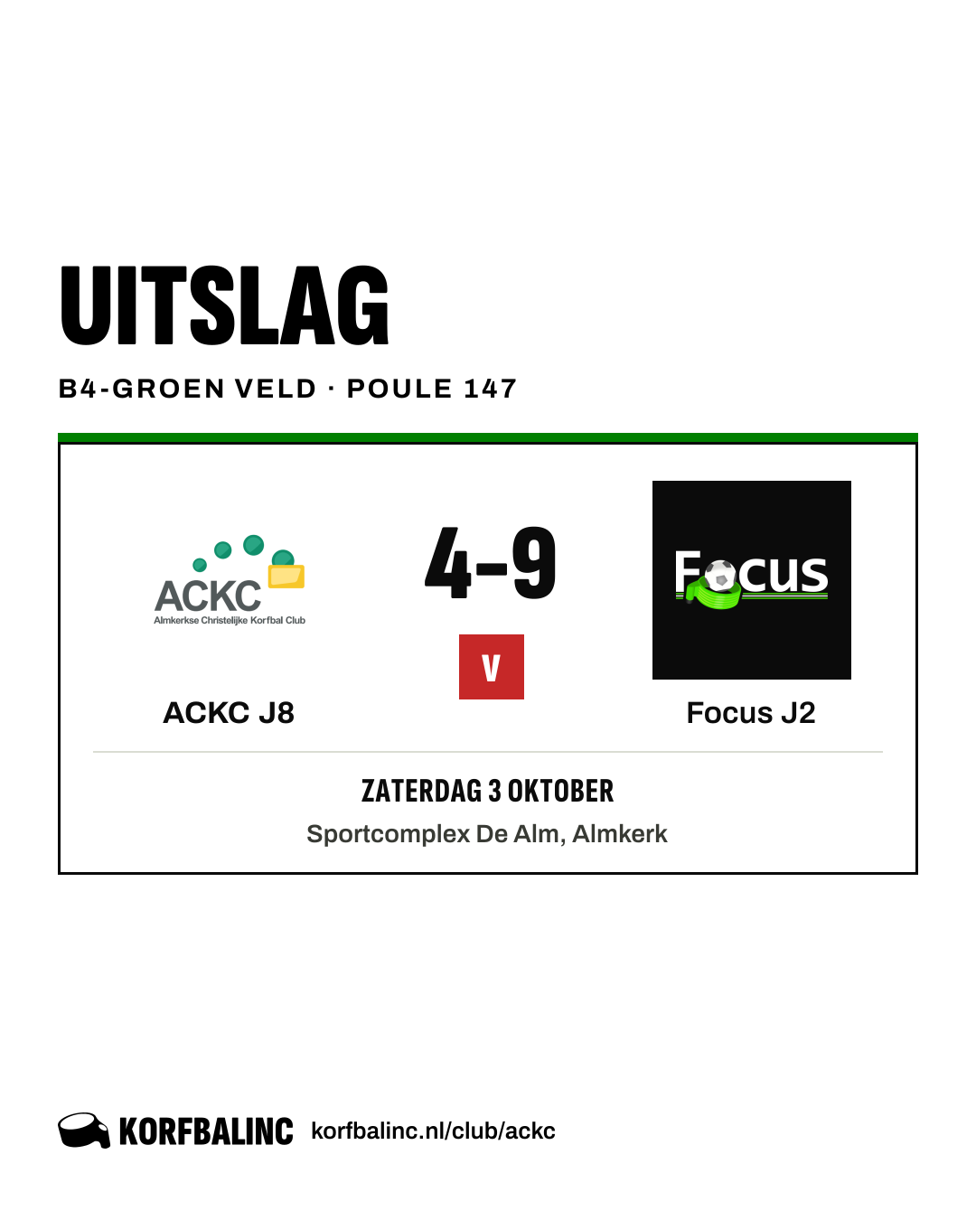 ACKC J8 - Focus J2