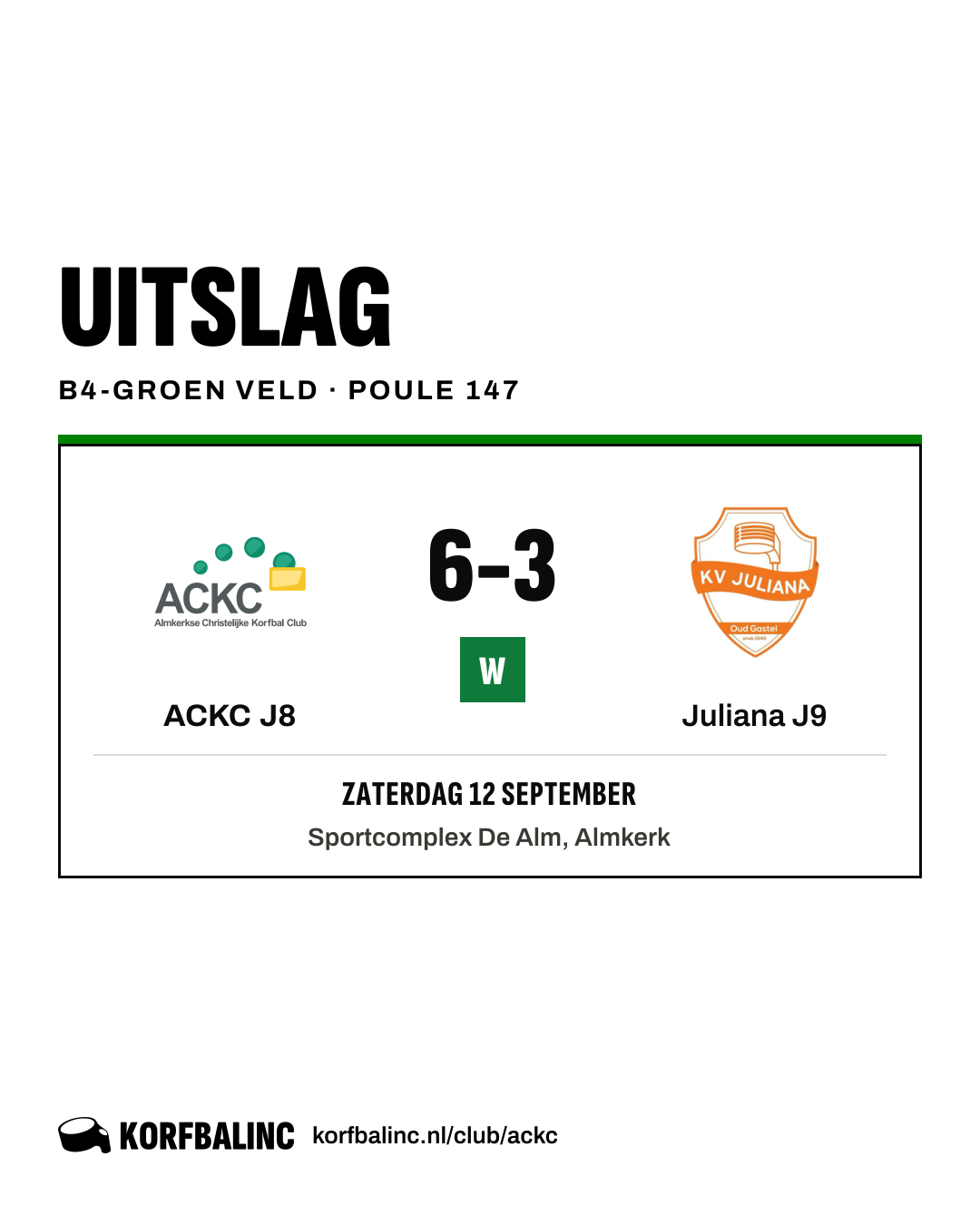 ACKC J8 - Juliana J9