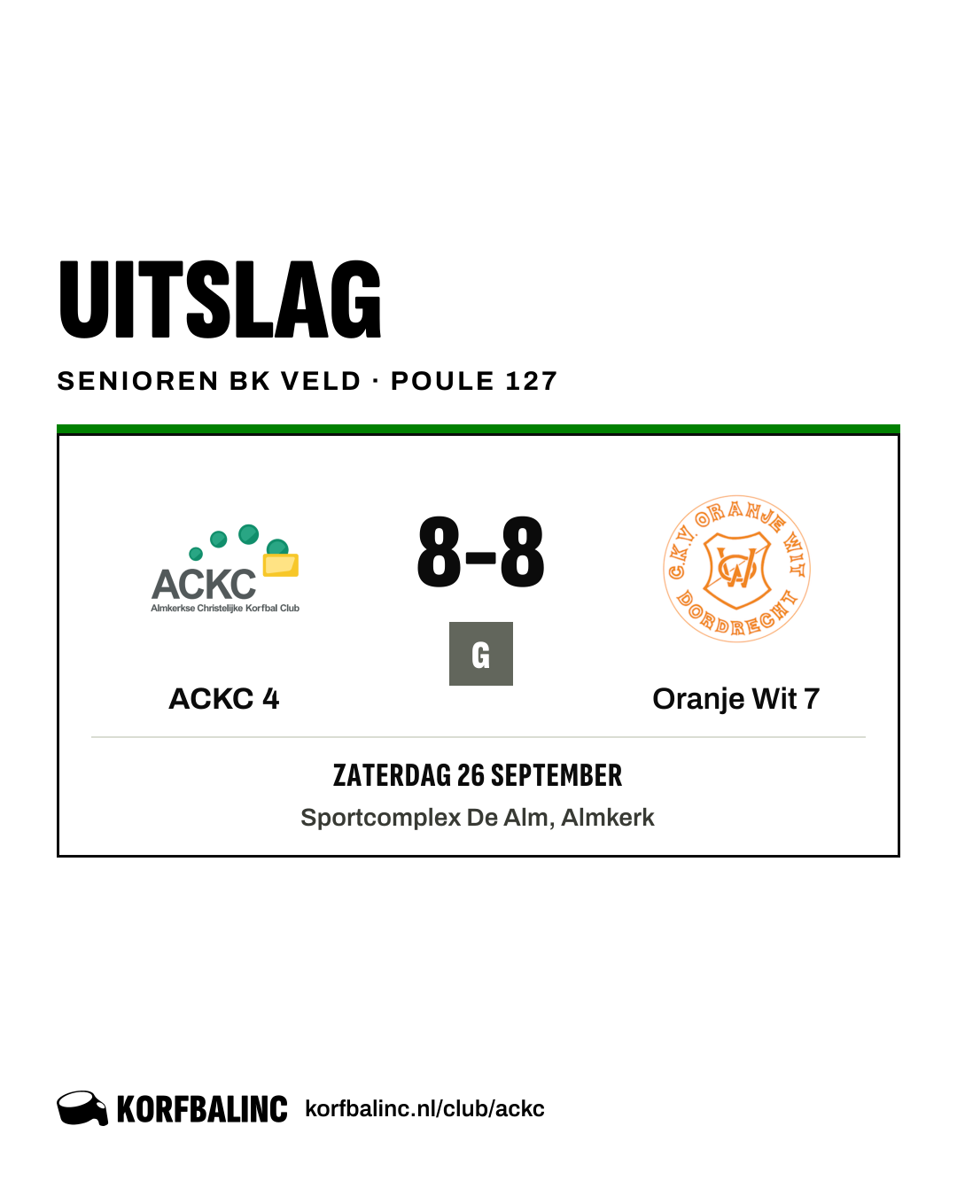 ACKC 4 - Oranje Wit 7