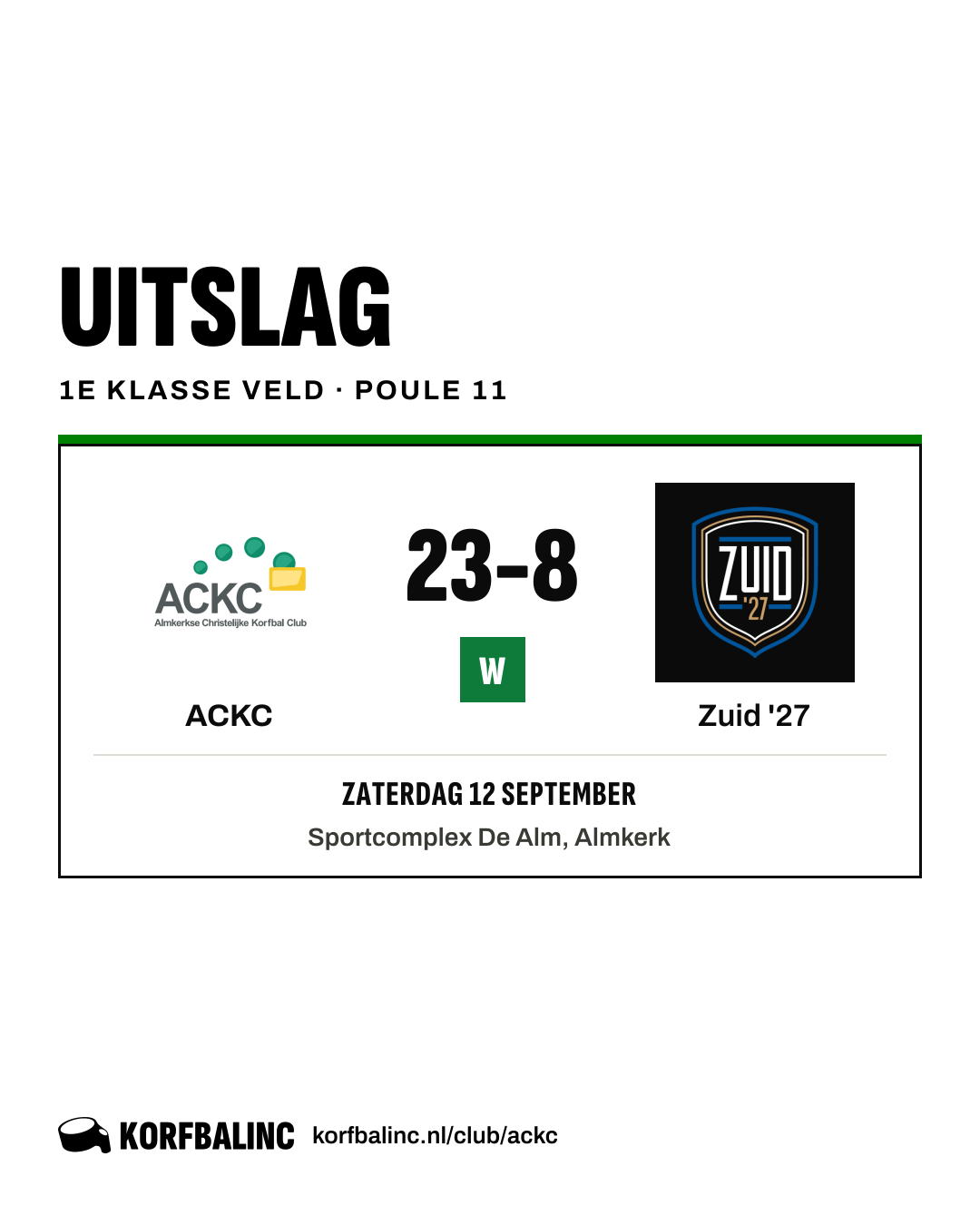 ACKC - Zuid '27