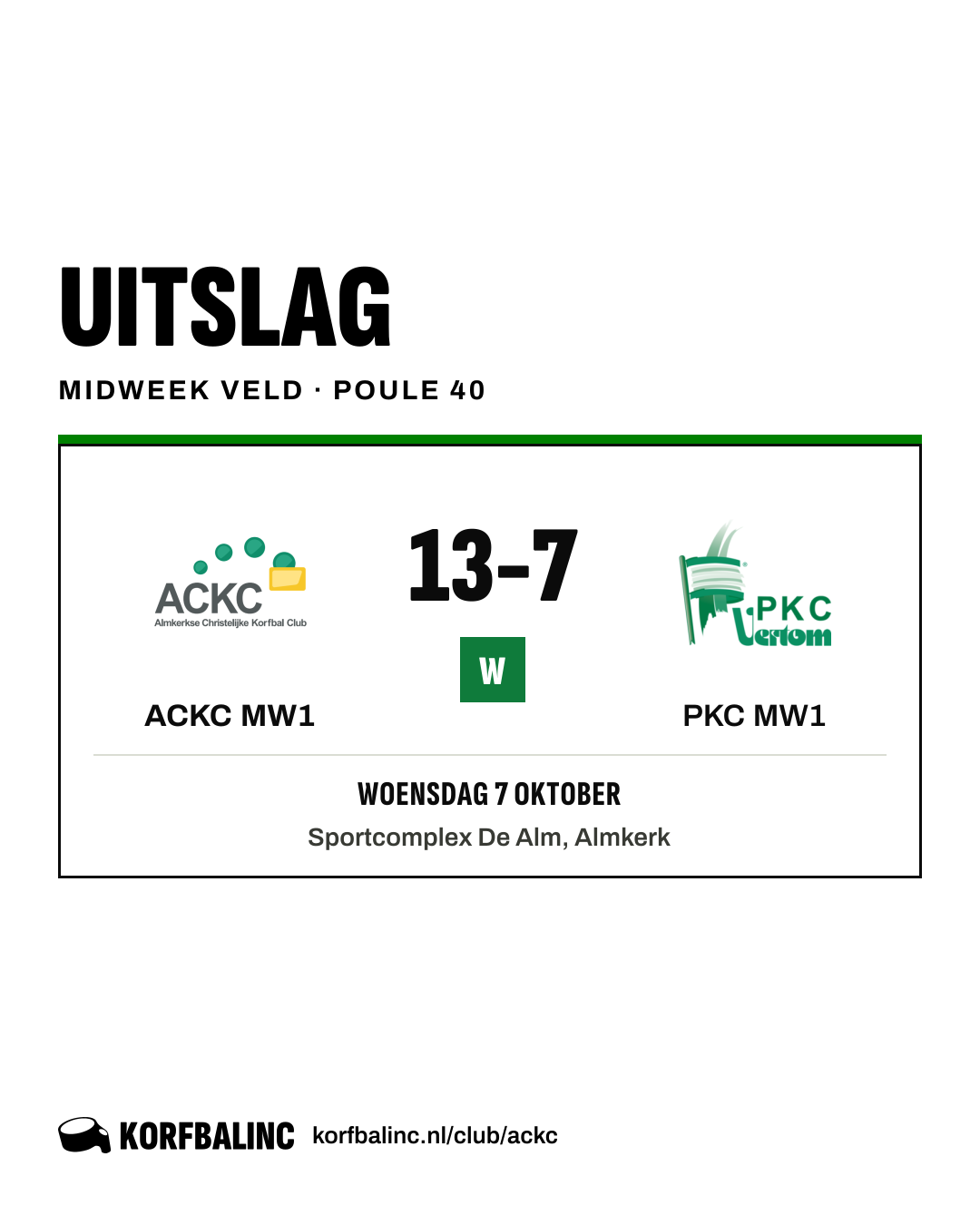 ACKC MW1 - PKC MW1