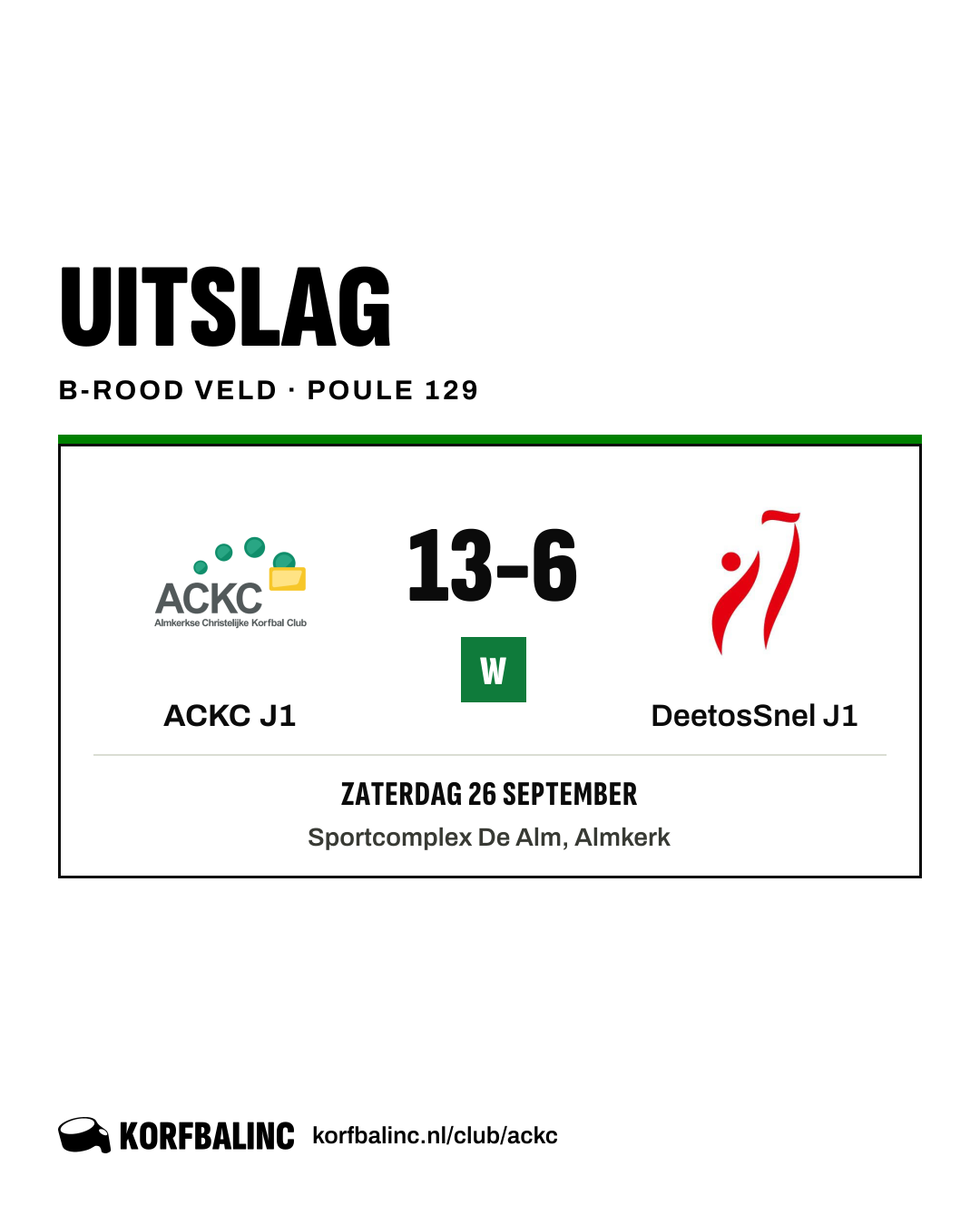 ACKC J1 - DeetosSnel J1