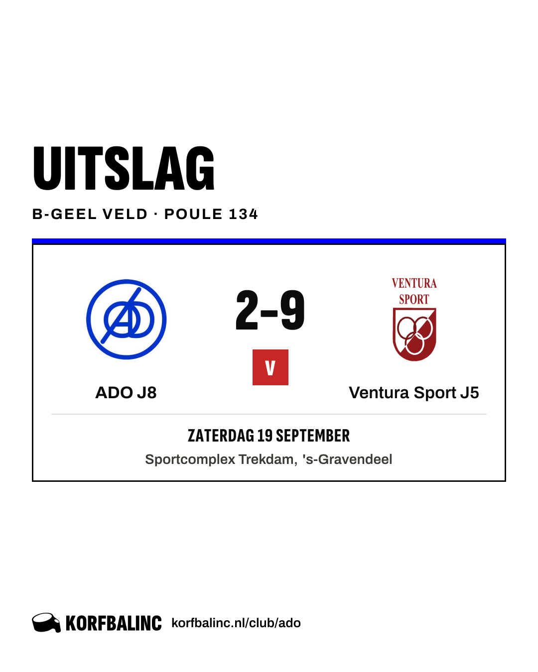 ADO J8 - Ventura Sport J5