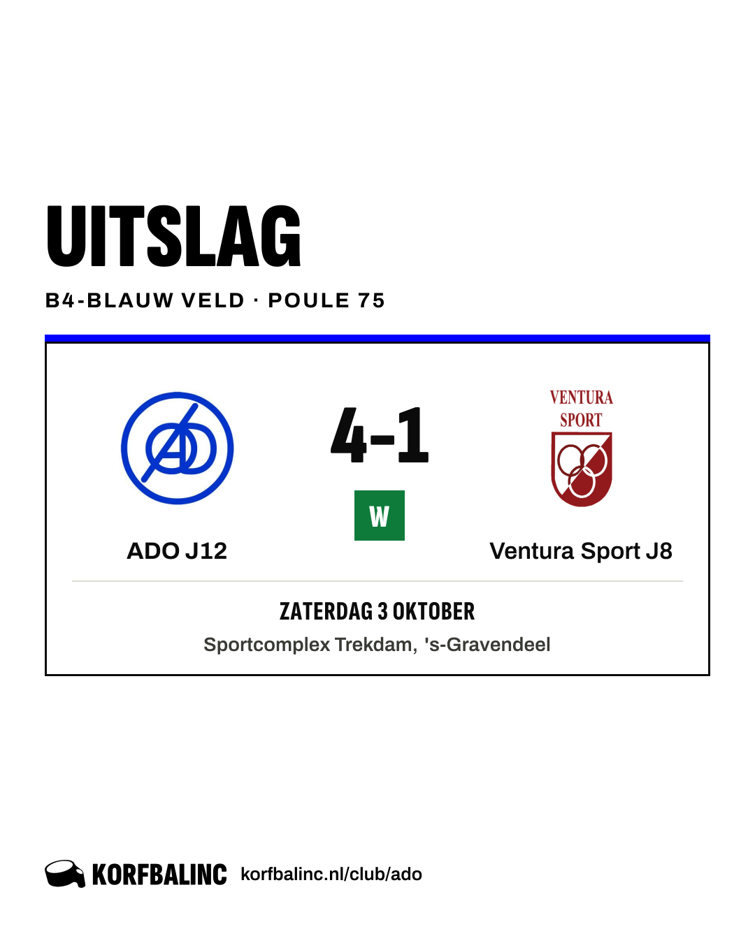 ADO J12 - Ventura Sport J8