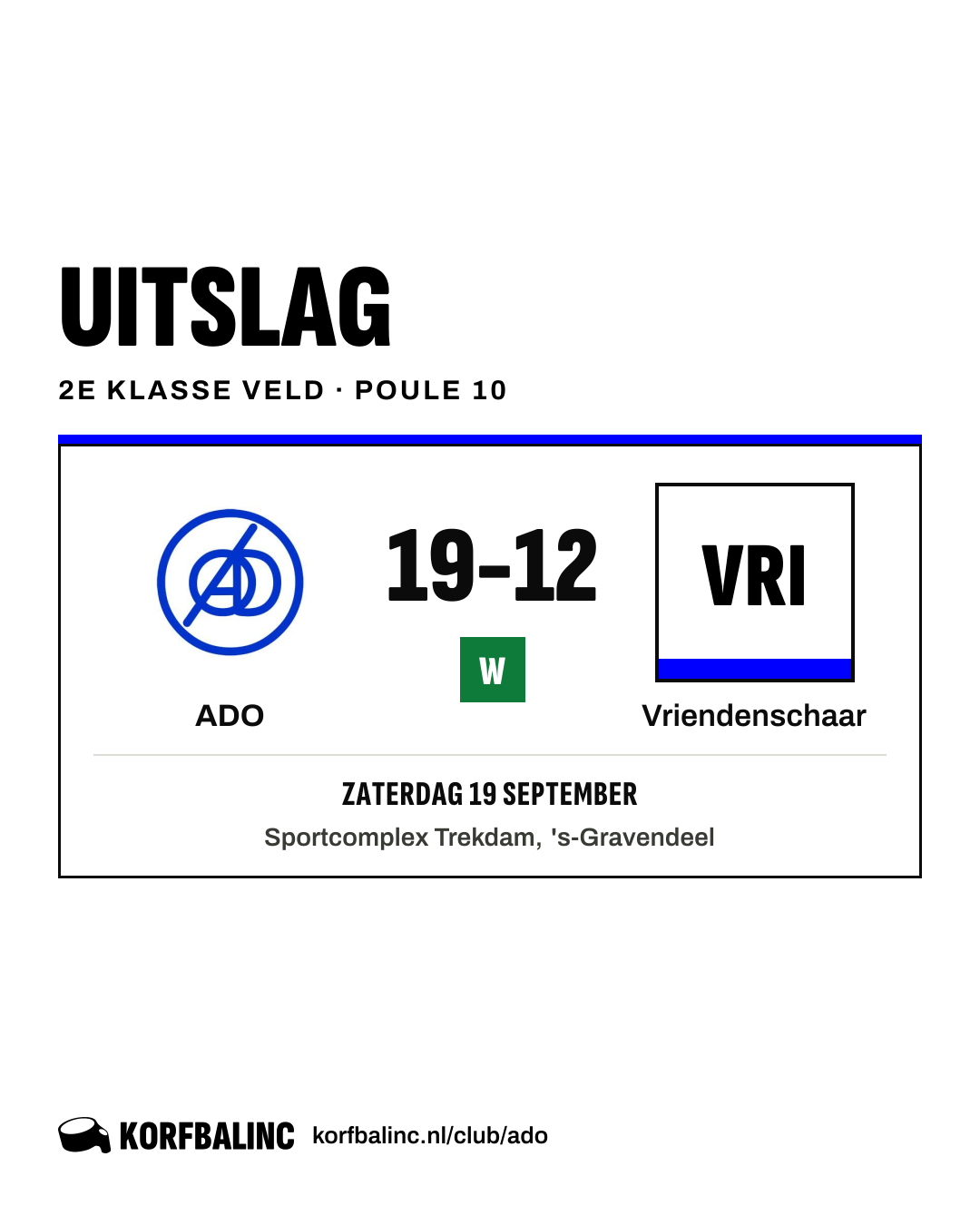 ADO - Vriendenschaar