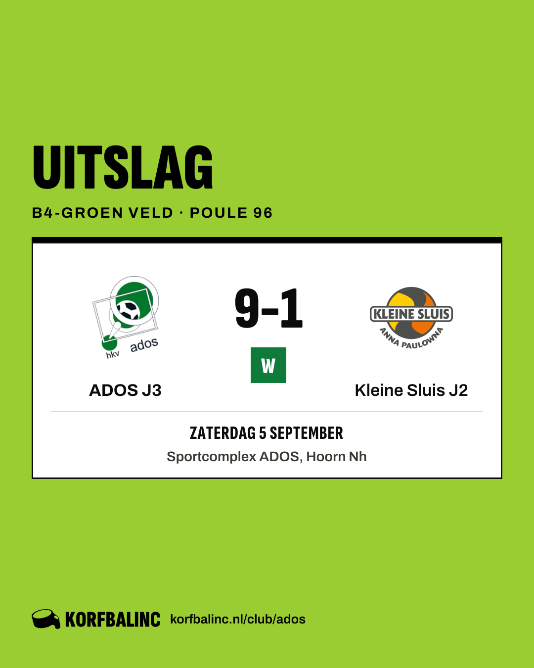 ADOS J3 - Kleine Sluis J2