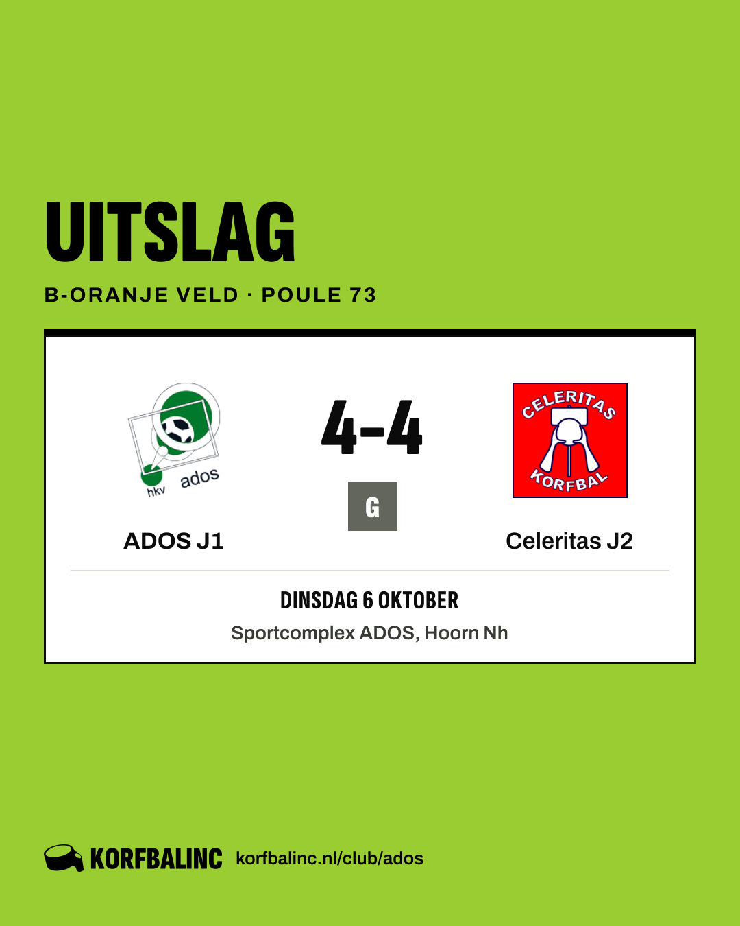 ADOS J1 - Celeritas J2