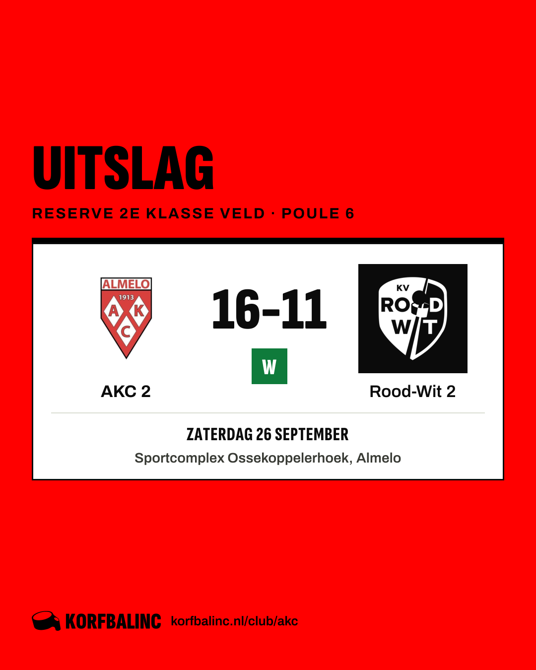 AKC 2 - Rood-Wit 2