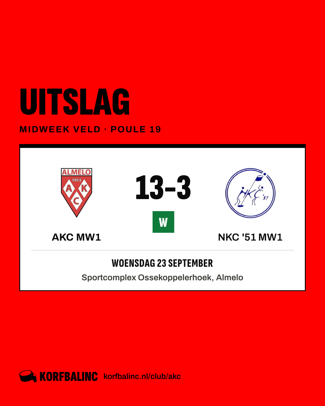 AKC MW1 - NKC '51 MW1