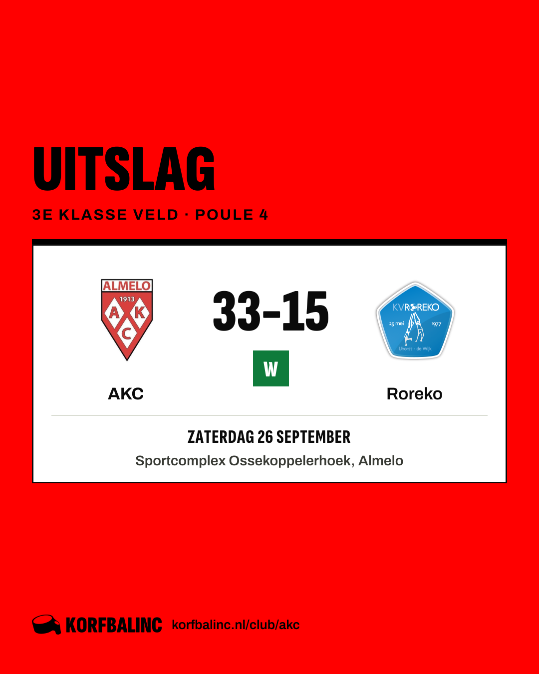 AKC - Roreko