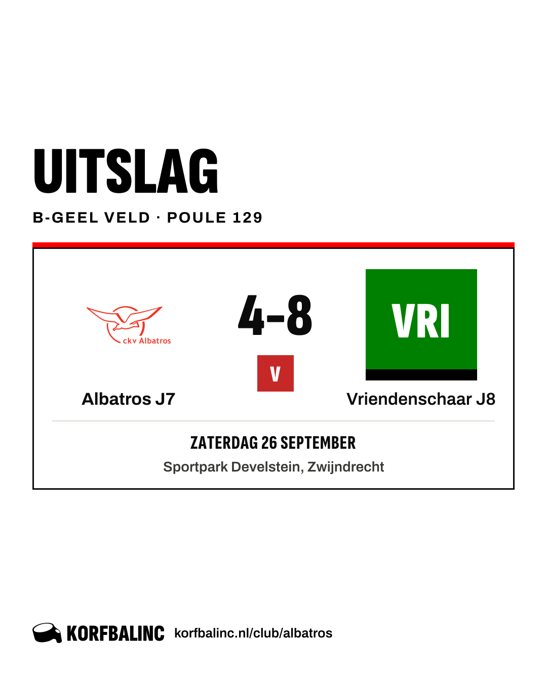 Albatros J7 - Vriendenschaar J8