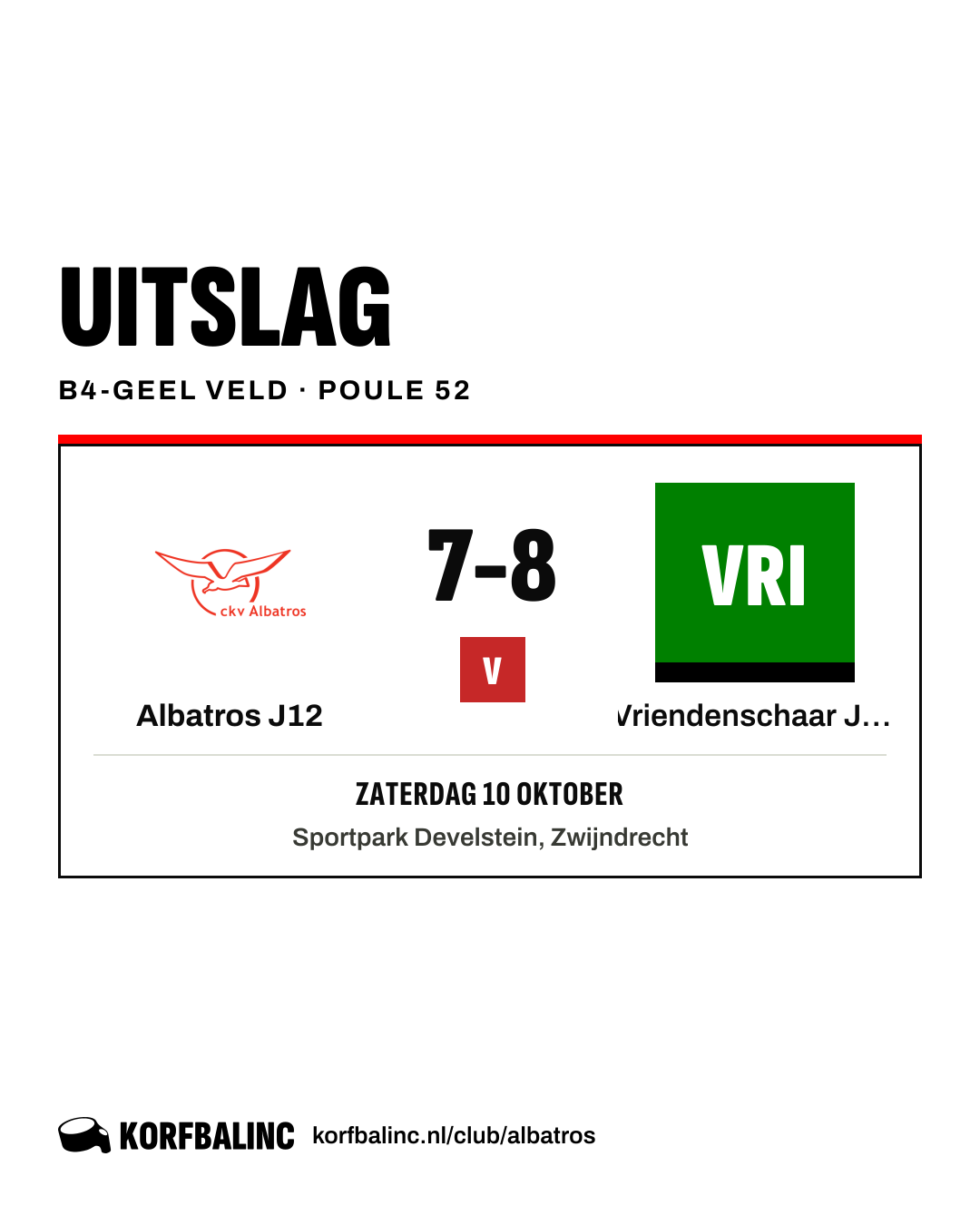 Albatros J12 - Vriendenschaar J13
