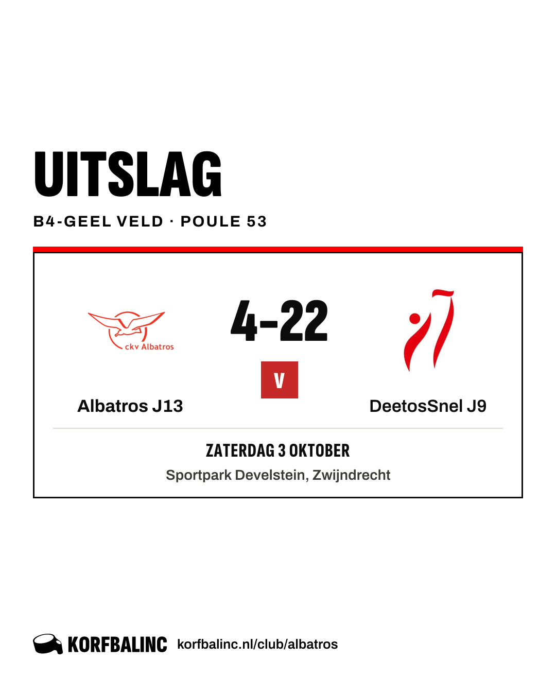 Albatros J13 - DeetosSnel J9