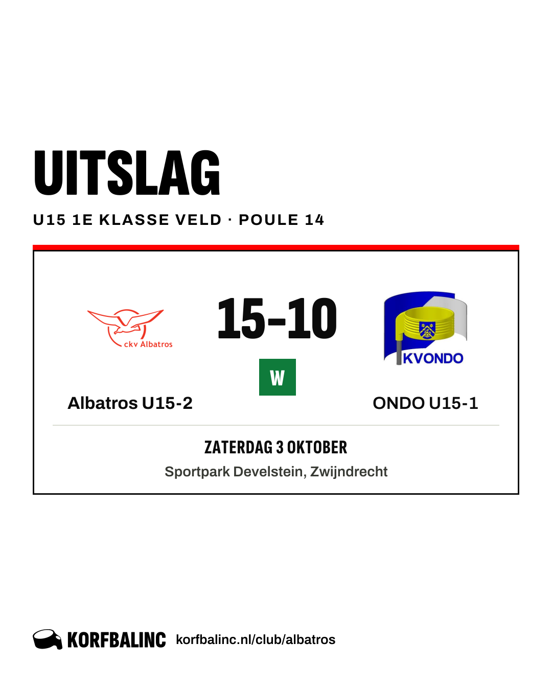 Albatros U15-2 - ONDO U15-1