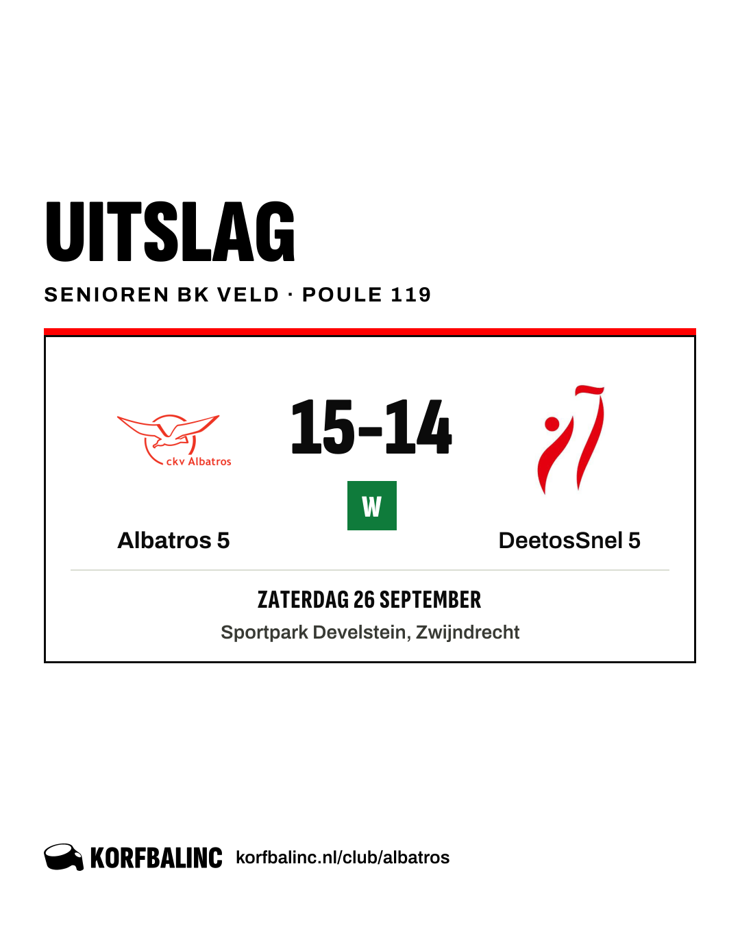 Albatros 5 - DeetosSnel 5
