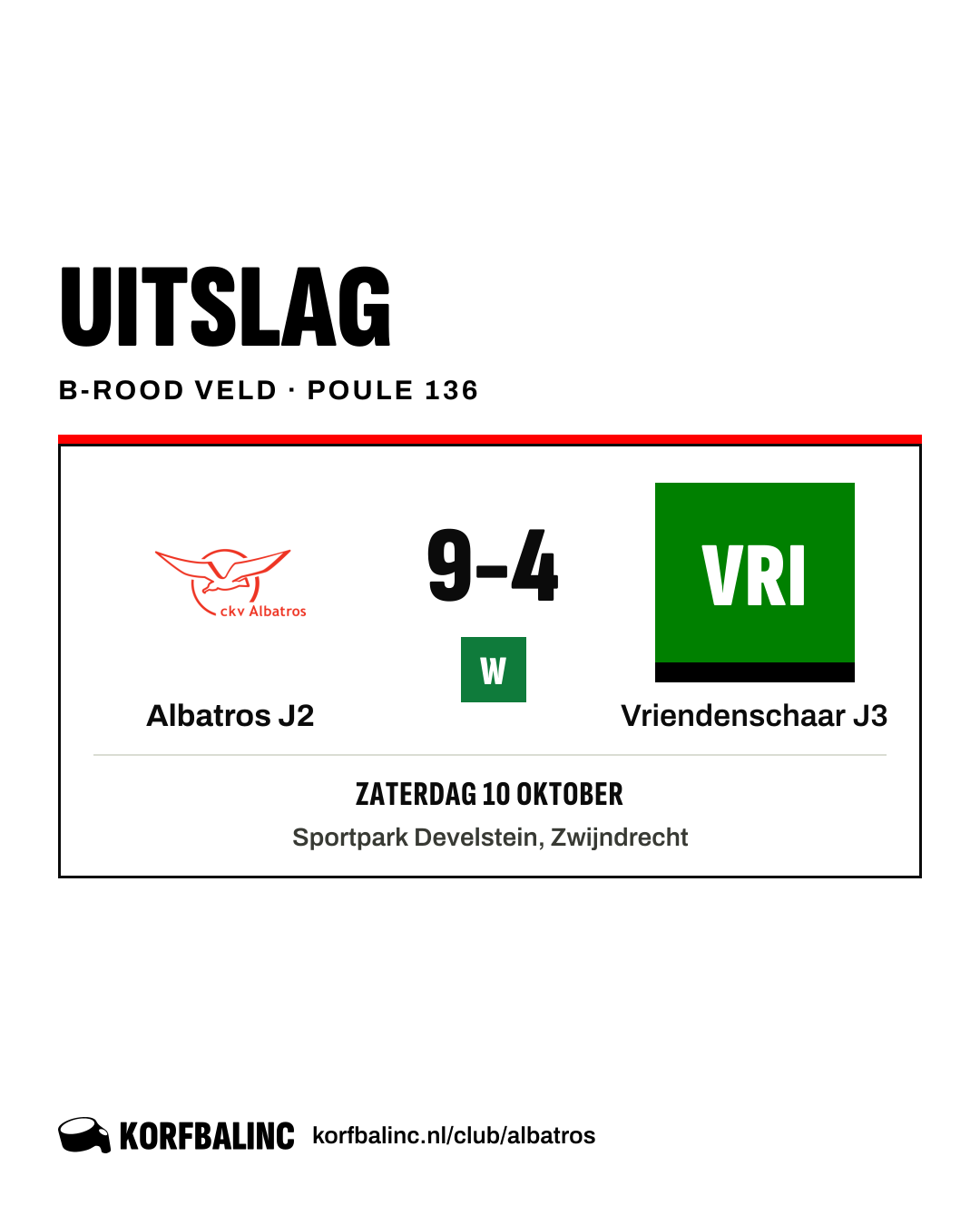 Albatros J2 - Vriendenschaar J3