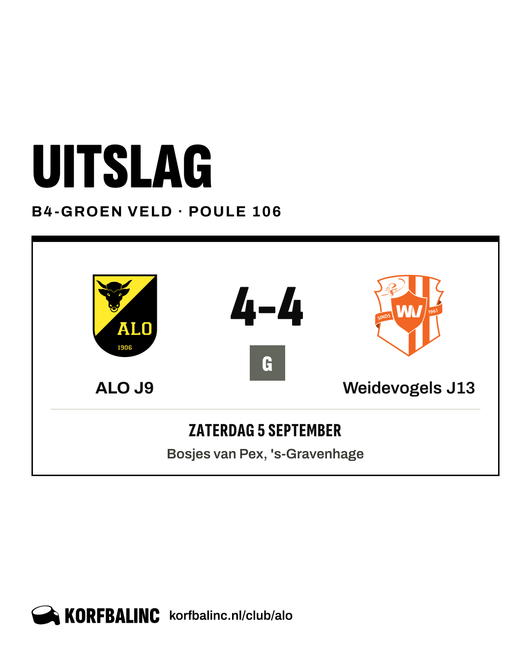 ALO J9 - Weidevogels J13