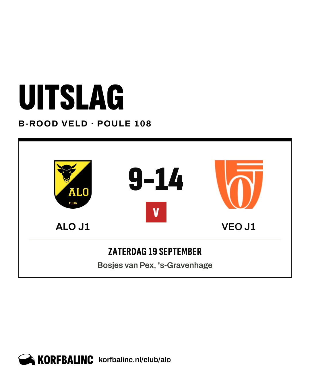 ALO J1 - VEO J1