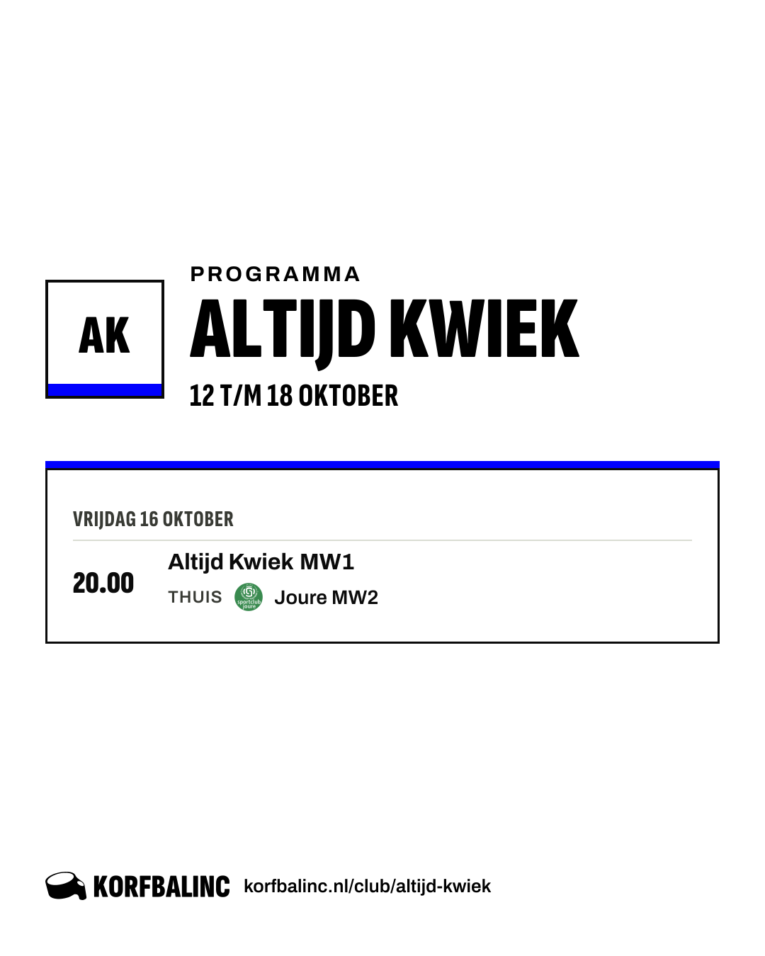 Programma Altijd Kwiek