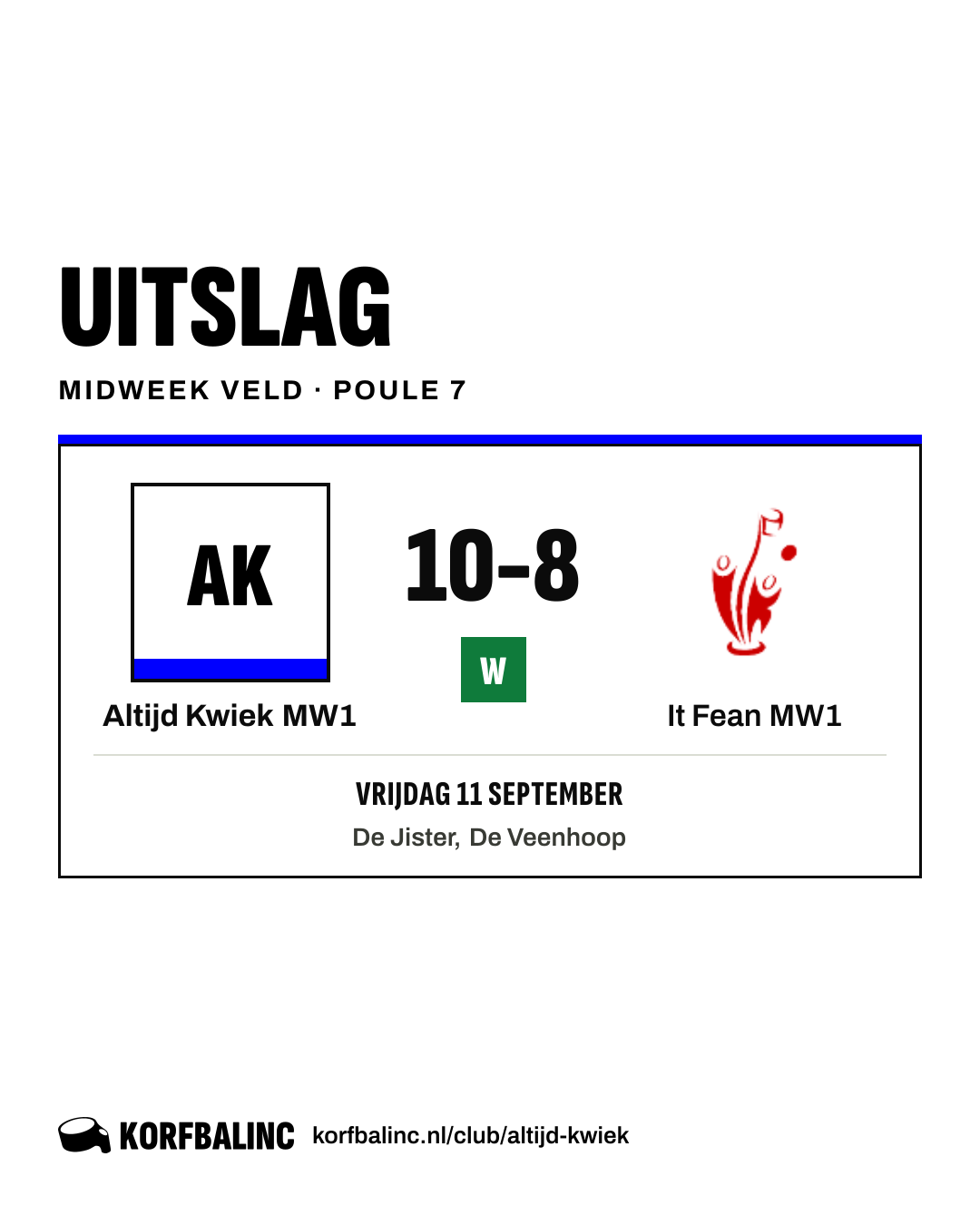 Altijd Kwiek MW1 - It Fean MW1