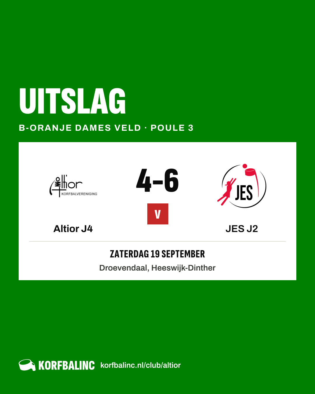 Altior J4 - JES J2