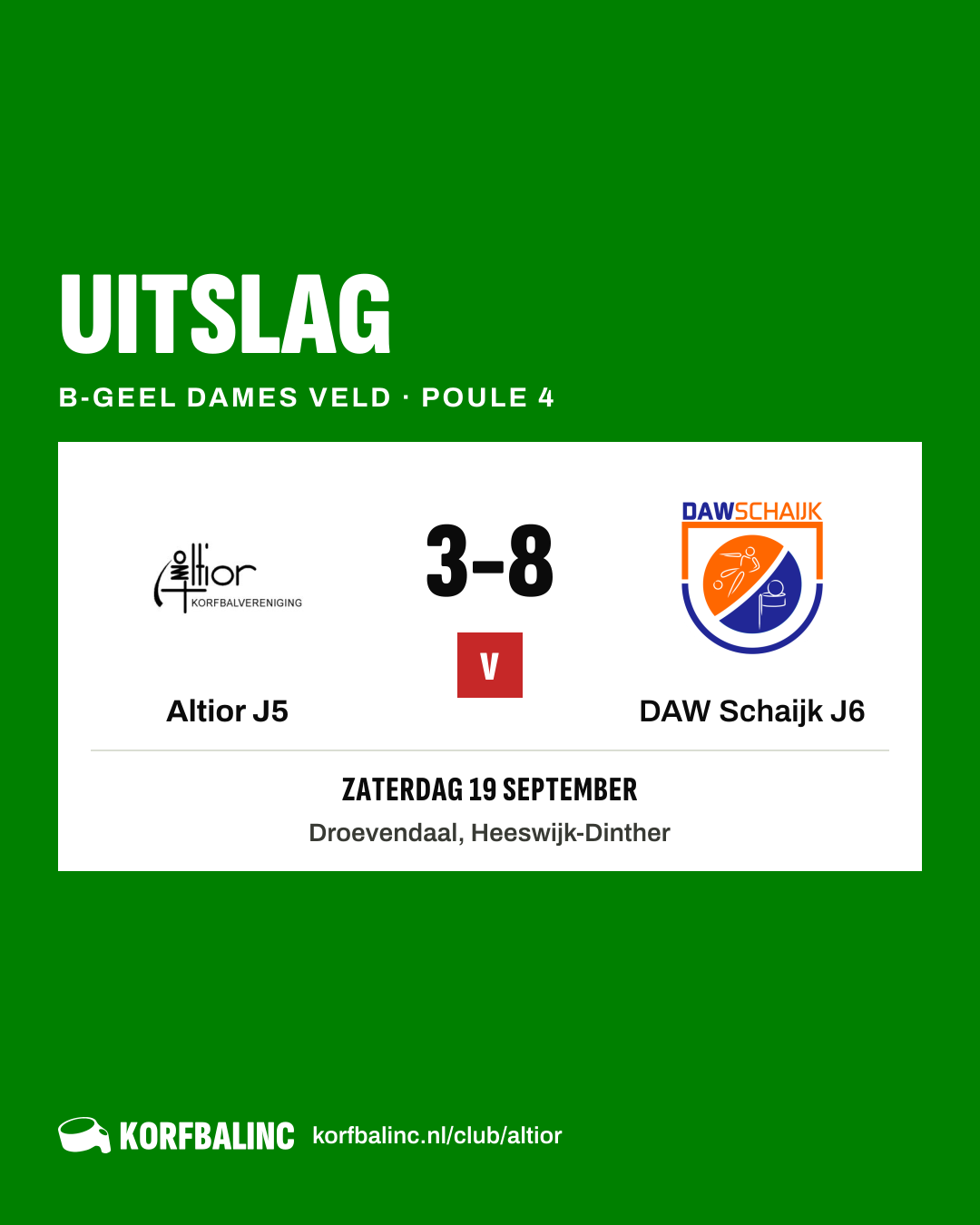 Altior J5 - DAW Schaijk J6