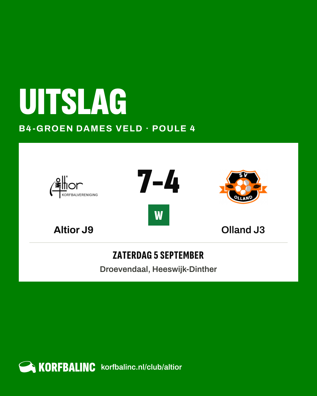 Altior J9 - Olland J3