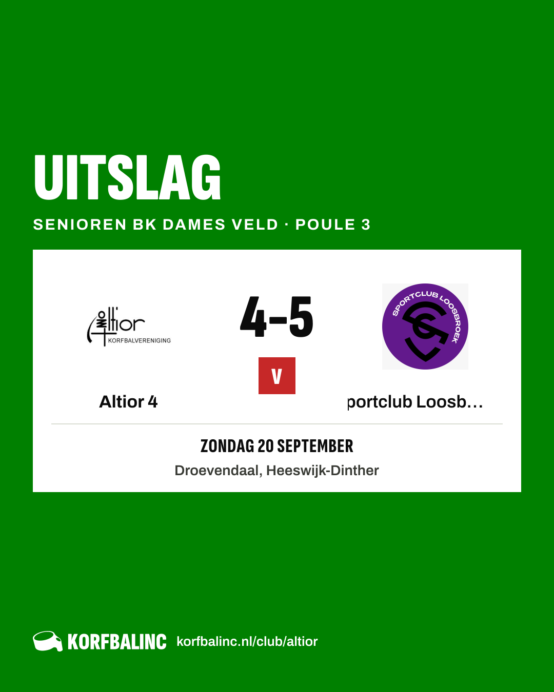 Altior 4 - Sportclub Loosbroek 3