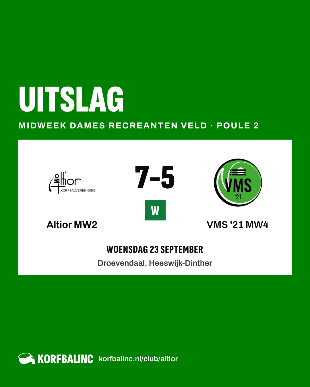 Altior MW2 - VMS '21 MW4