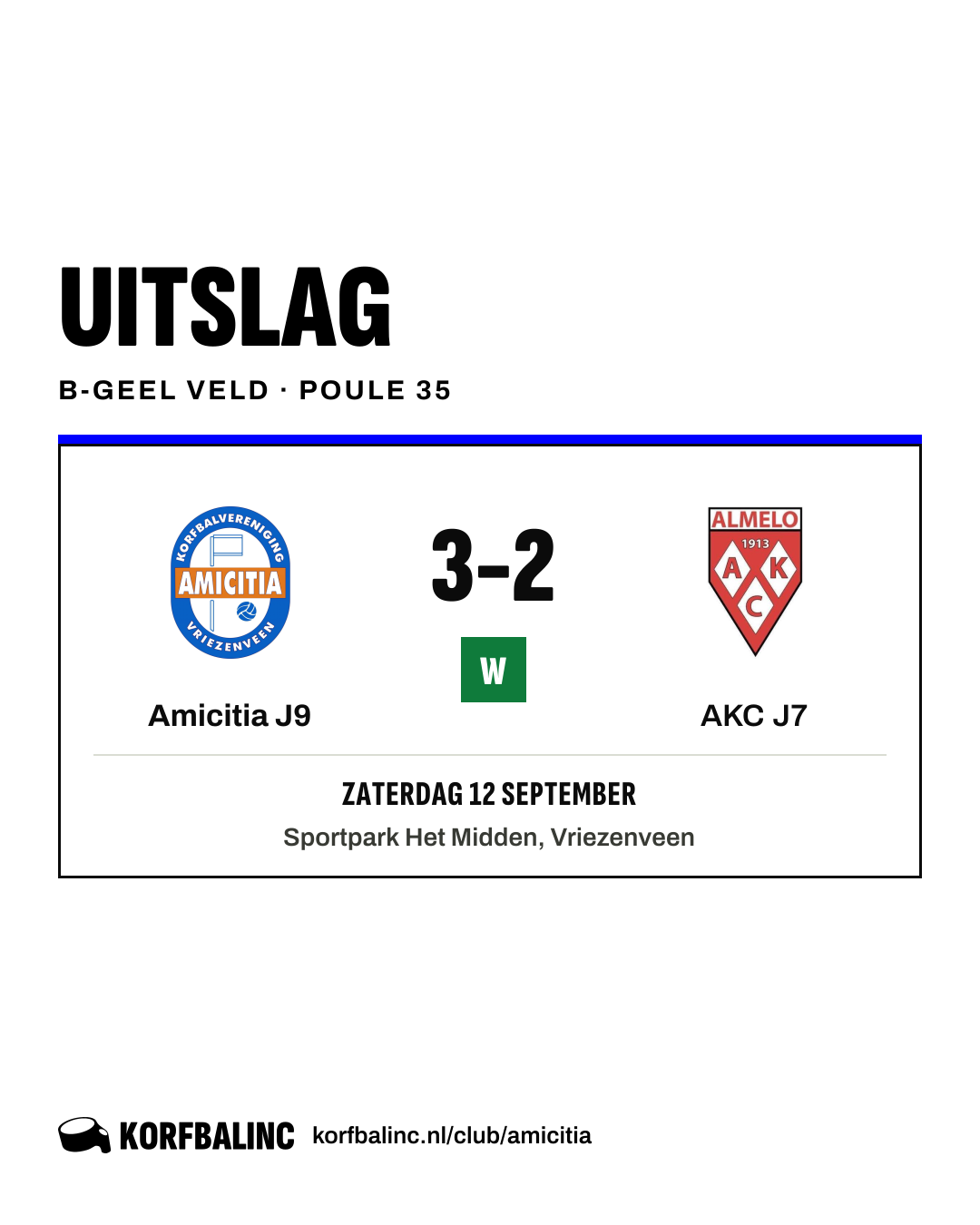 Amicitia J9 - AKC J7