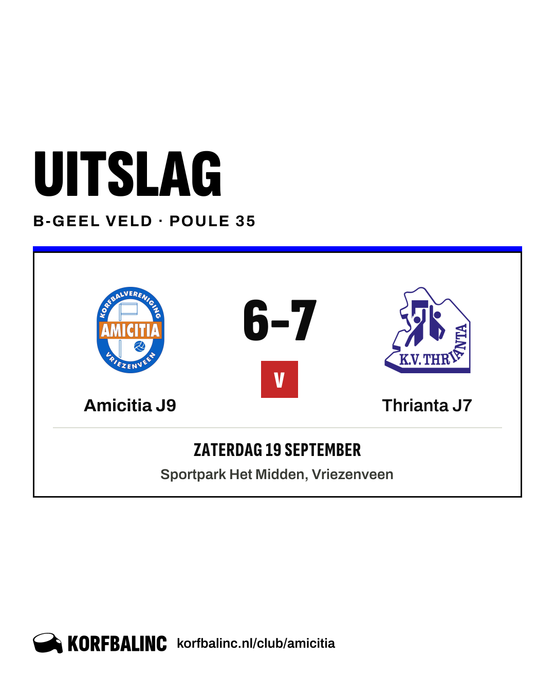 Amicitia J9 - Thrianta J7