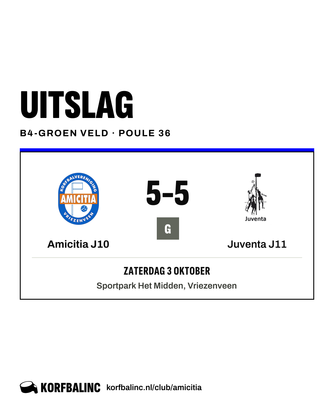 Amicitia J10 - Juventa J11
