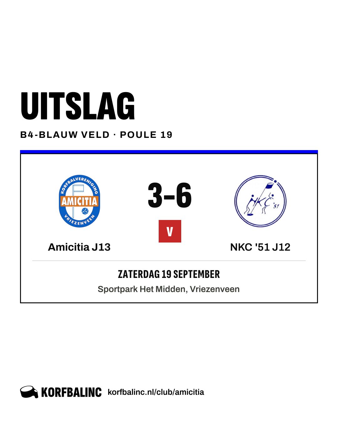 Amicitia J13 - NKC '51 J12