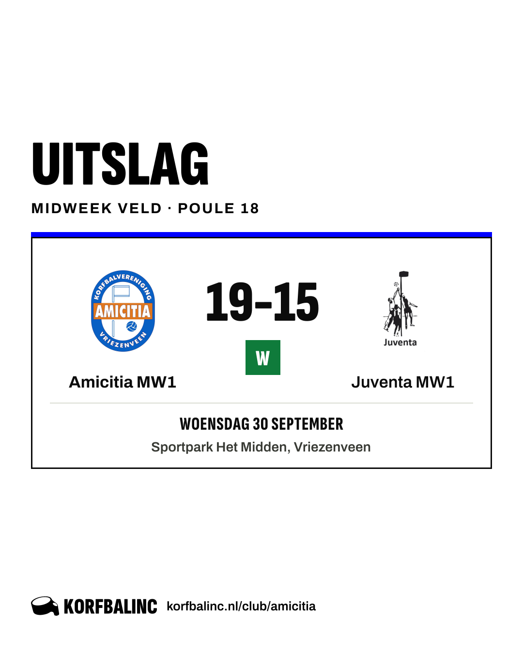 Amicitia MW1 - Juventa MW1