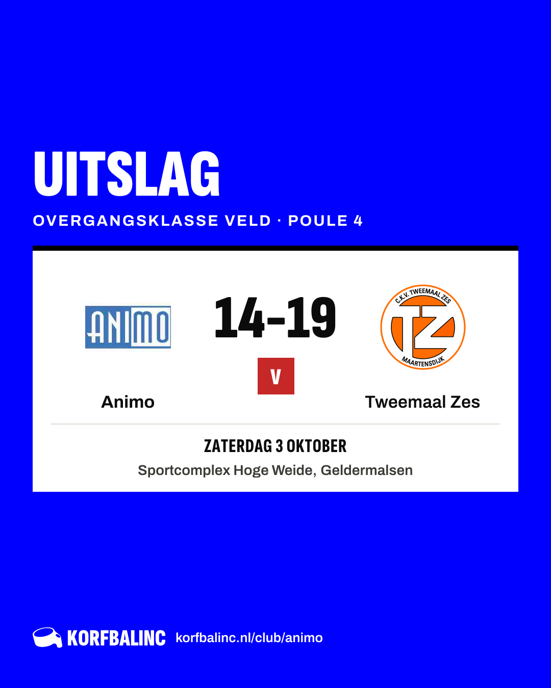 Animo - Tweemaal Zes