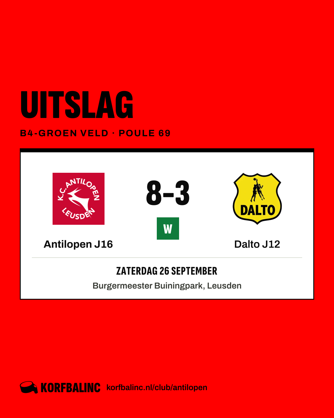 Antilopen J16 - Dalto J12