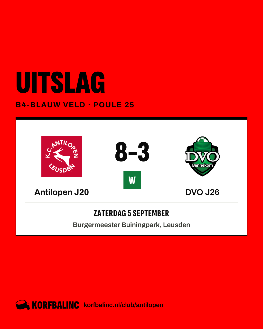Antilopen J20 - DVO J26