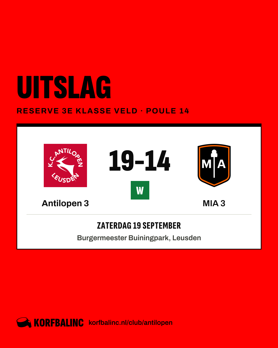Antilopen 3 - MIA 3