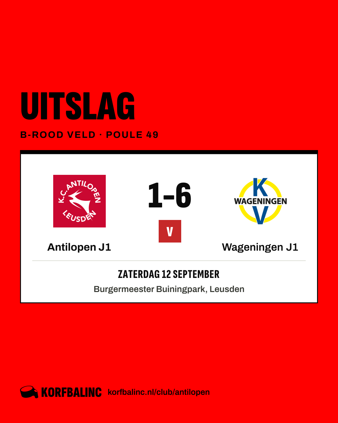 Antilopen J1 - Wageningen J1