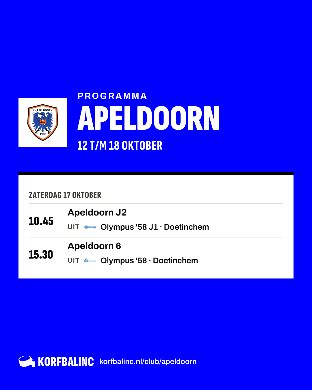 Programma Apeldoorn