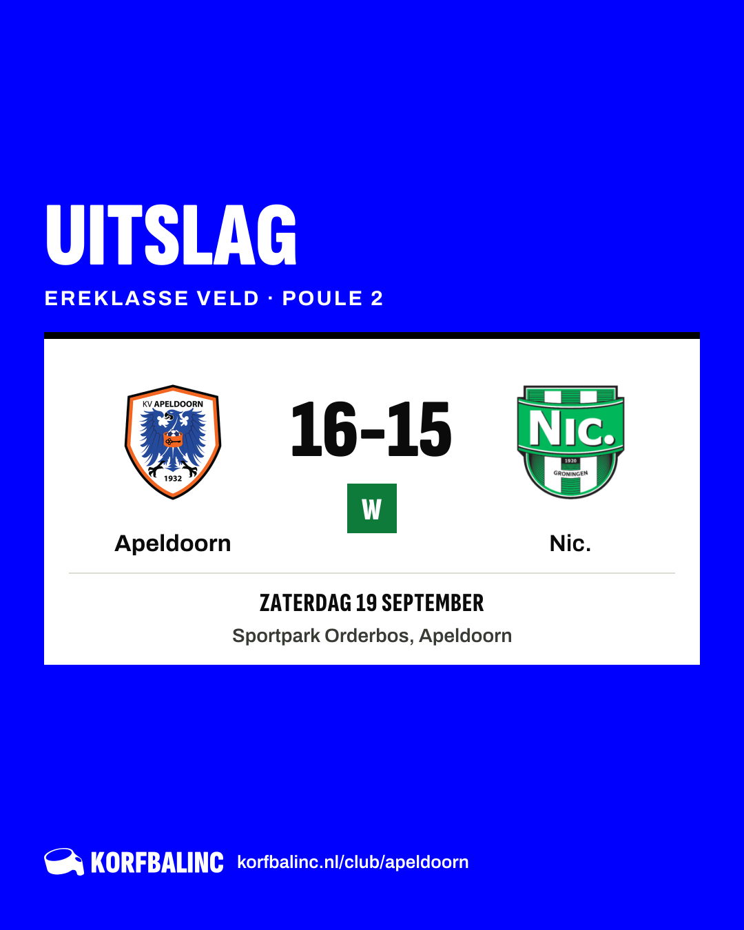Apeldoorn - Nic.