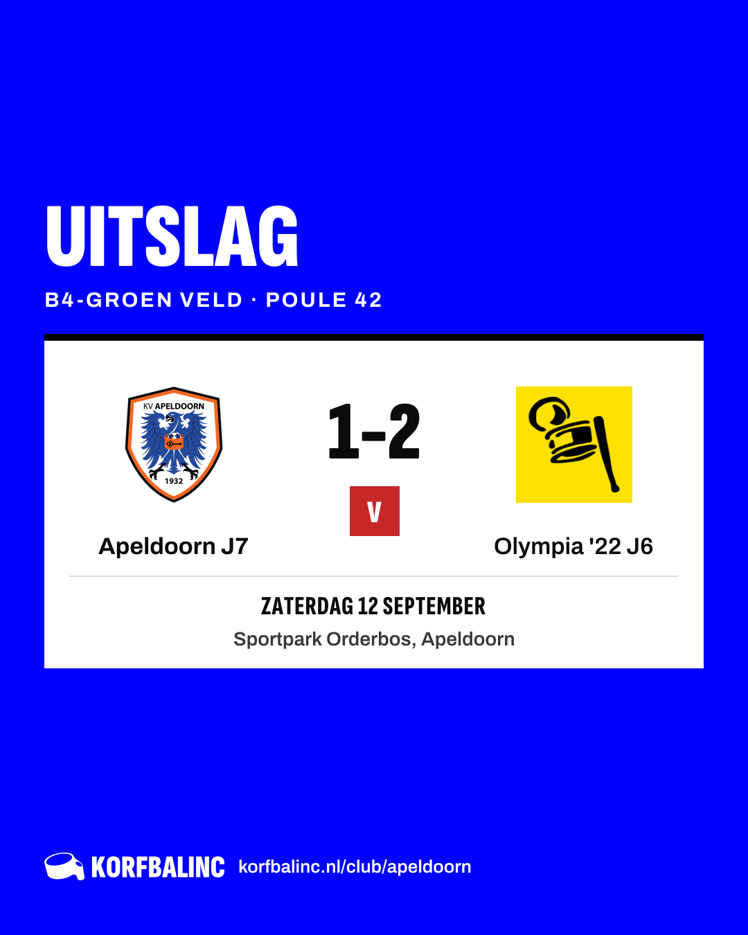 Apeldoorn J7 - Olympia '22 J6