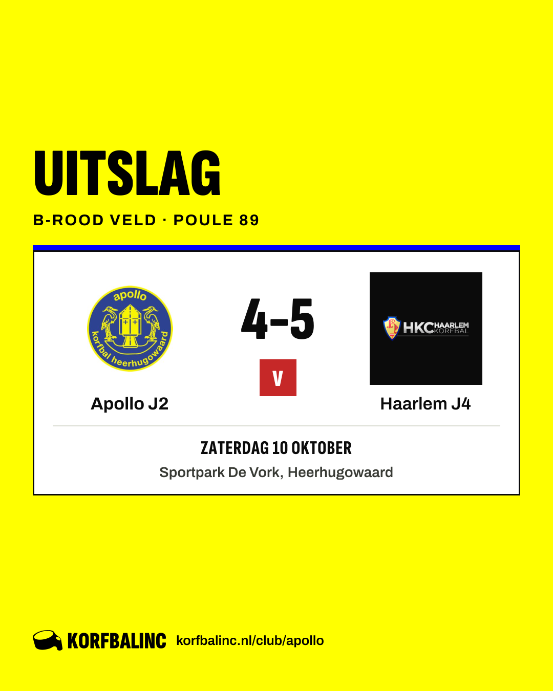 Apollo J2 - Haarlem J4