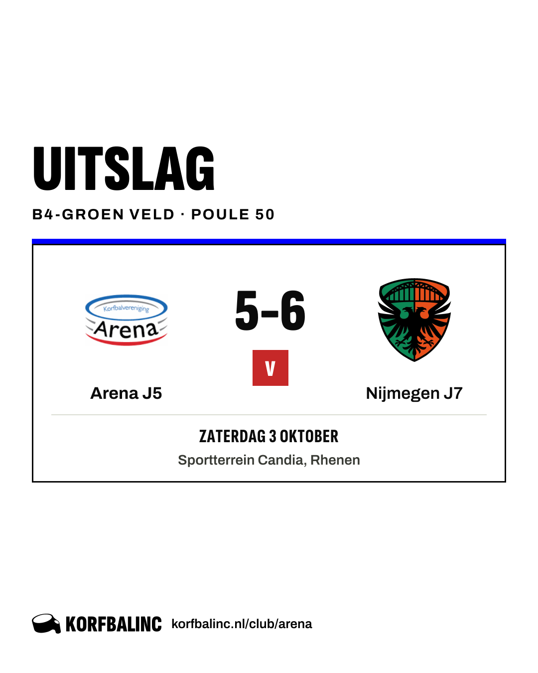 Arena J5 - Nijmegen J7