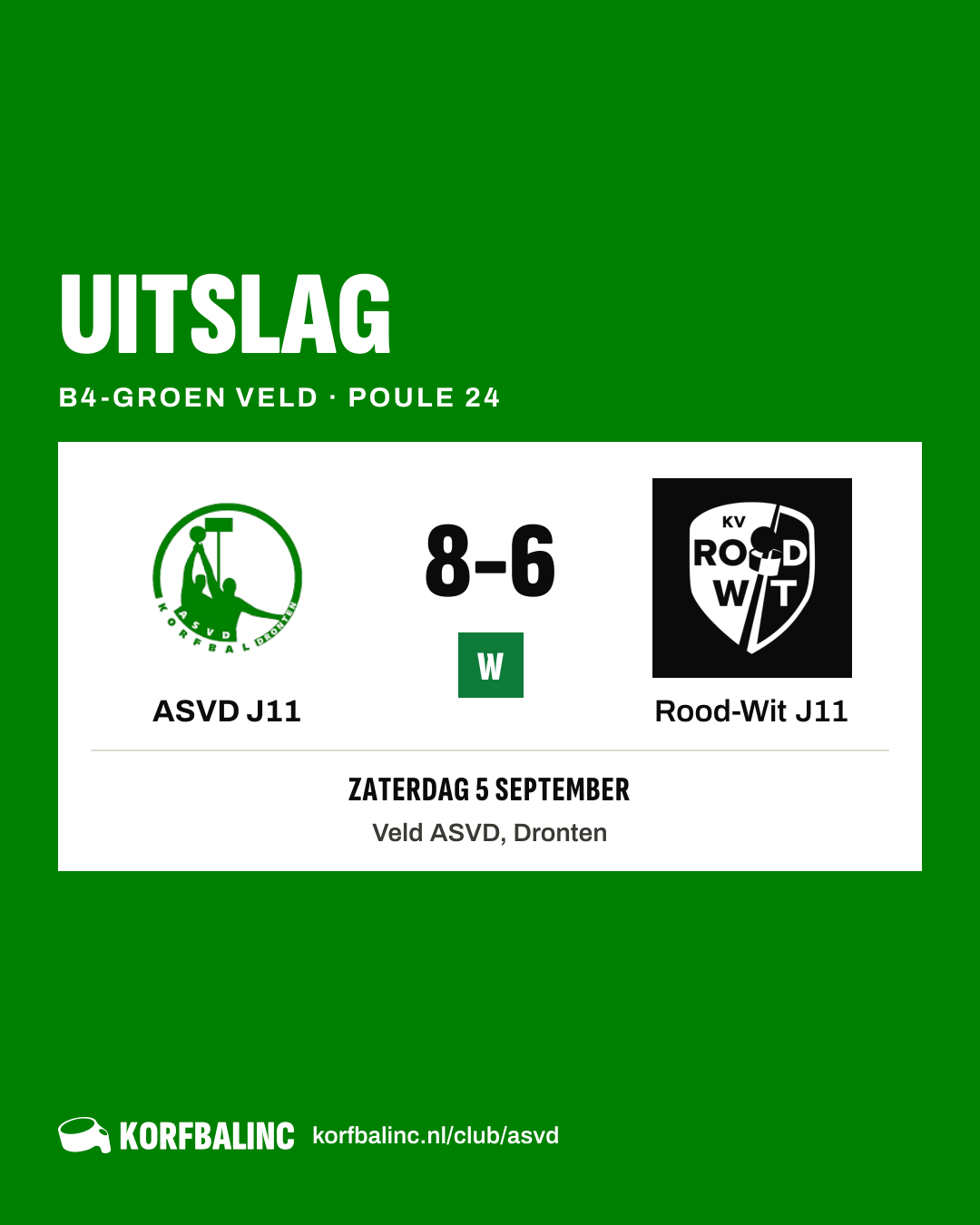 ASVD J11 - Rood-Wit J11